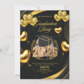 Goldene Abschlussfeier 2026 Einladung (Vorderseite)