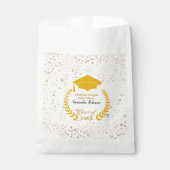Goldene Abschlussfeier mit Lorbeerkranz  Geschenktütchen (Vorderseite)