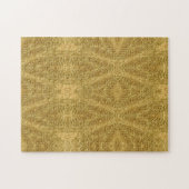 Goldene abstrakte geometrische Kunst-Puzzle Puzzle (Horizontal)
