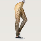 Goldene Abstrakte Leggings (Rechts)