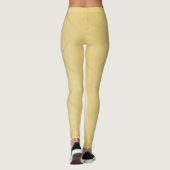 Goldene abstrakte Linien Leggings (Rückseite)