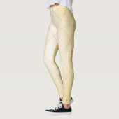 Goldene abstrakte Linien Leggings (Links)