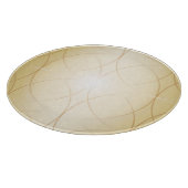 Goldene abstrakte Linien Schneidebrett (Ecke)