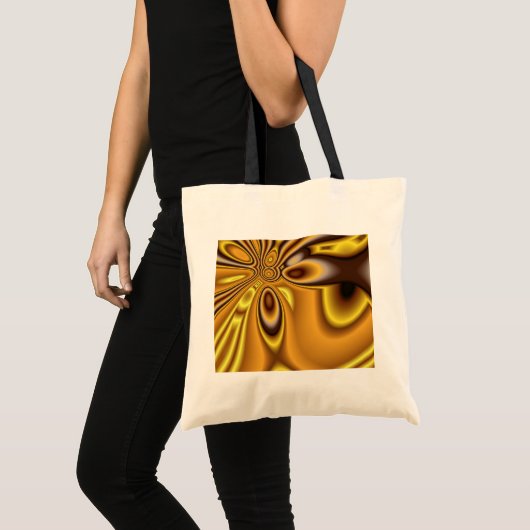 Goldene abstrakte ~ Tasche (Vorderseite (Produkt))