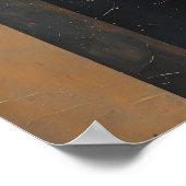 Goldene Abstraktion Poster (Ecke)