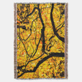 Goldene Adern des Herbstes Decke (Vorderseite Vertikal)