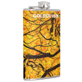 Goldene Adern des Herbstes Flachmann (Rechts)