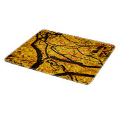 Goldene Adern des Herbstes Schneidebrett (Ecke)