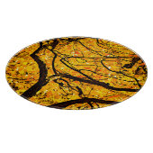 Goldene Adern des Herbstes Schneidebrett (Ecke)