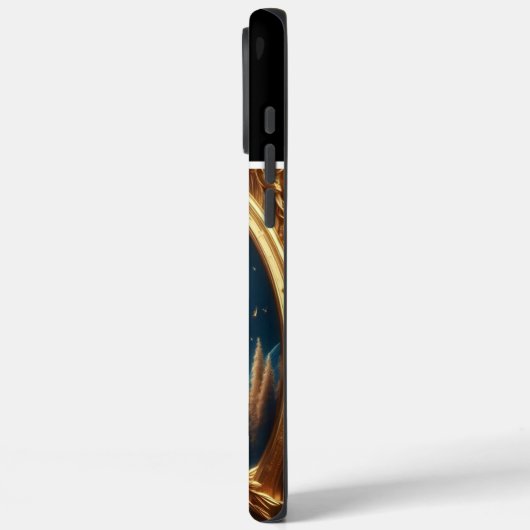 Goldene Adleruhr Case-Mate iPhone Hülle (Rückseite / Links)