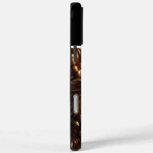 Goldene Adleruhr Case-Mate iPhone Hülle (Rückseite / Rechts)