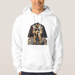 Goldene ägyptische Masken-Kunst Hoodie