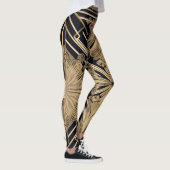 Goldene Akanthus Leggings (Rechts)