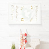 goldene Akzente Konfirmation Willkommen Banner (InSitu)