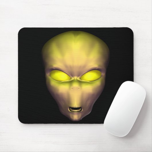 Goldene Alien Mousepad (Mit Mouse)