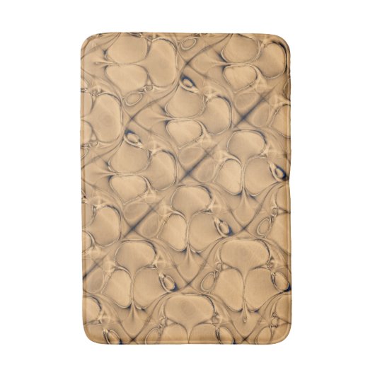 Goldene Alligator Badematte (Vorderseite Vertikal)