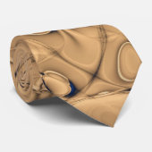 Goldene Alligator Krawatte (Gerollt)