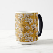 Goldene Amaryllis Textur Daddy Pop Familie Verwandlungstasse (VorderseiteRechts)