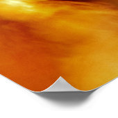 Goldene Amber-Divine-Emanations-Mandala Poster (Ecke)