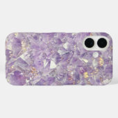 Goldene Amethyst-Schimmer Case-Mate iPhone Hülle (Rückseite (Horizontal))