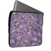 Goldene Amethyst-Schimmer Laptopschutzhülle (Vorne Rechts)
