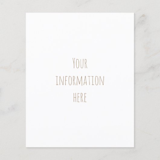 Goldene Ananas Flyer (Hinten)