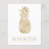 Goldene Ananas Flyer (Vorne)