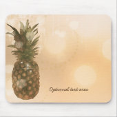 Goldene Ananas Glam Mousepad (Vorne)