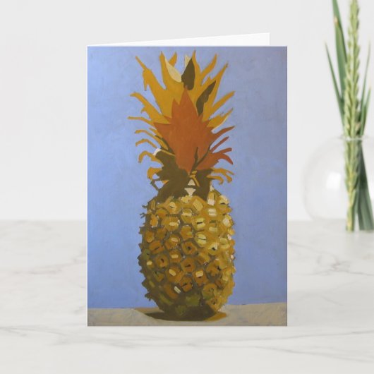 Goldene Ananas-Gruß-Karte/Einladung Einladung (Vorderseite)