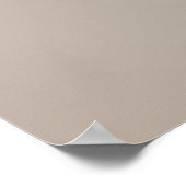 Goldene Ananas-Linienkunst Poster (Ecke)