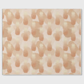 Goldene Ananas-Muster Geschenkpapier (Flach)