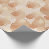 Goldene Ananas-Muster Geschenkpapier (Ecke)
