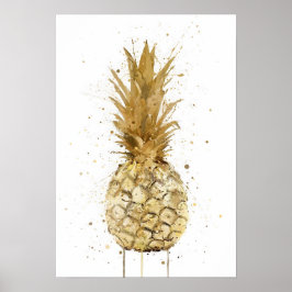 Goldene Ananas Poster