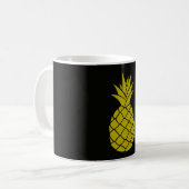 Goldene Ananas-Tasse Kaffeetasse (Vorderseite Links)