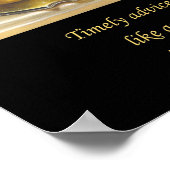 Goldene Äpfel. Christliches Poster A3 (Ecke)