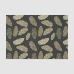 Goldene AquarellFedern Seidenpapier