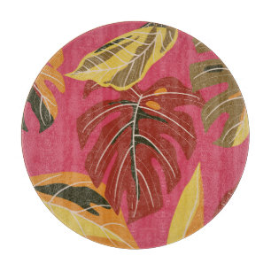 Goldene Art Deco Natur Tapete Schneidebrett