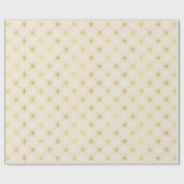 Goldene Atombombe Retro-Feiertag Geschenkpapier (Flach)