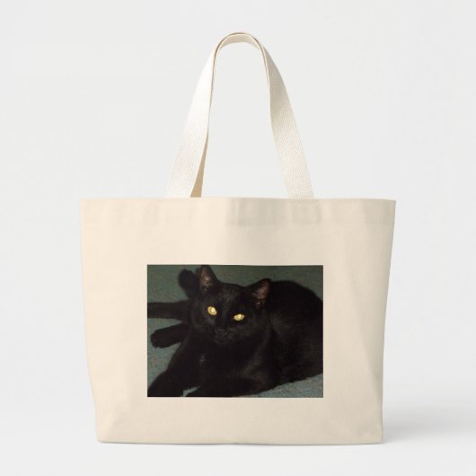 Goldene Augen Großer Totbeutel Jumbo Stoffbeutel (Vorne)
