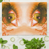 Goldene Augen Handtuch (Gefaltet)
