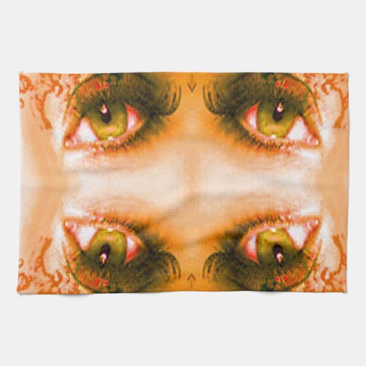 Goldene Augen Handtuch (Horizontal)