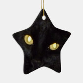 Goldene Augen Keramik Ornament (Rechts)