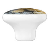 Goldene Augen Keramikknauf (Seitenansicht)