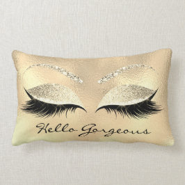 Goldene Augen Makeup Lash Hallo Großartiger Champa Lendenkissen