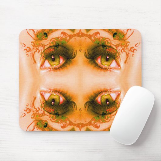 Goldene Augen Mousepad (Mit Mouse)