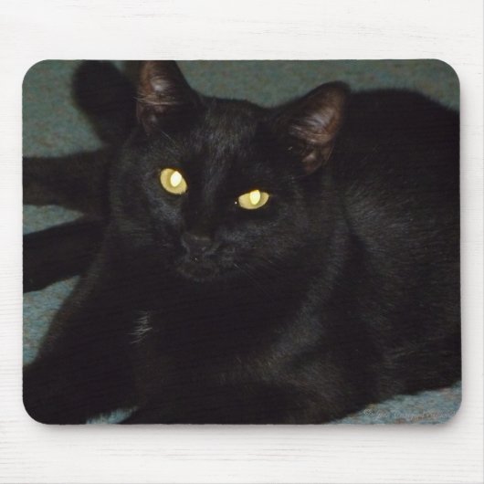 Goldene Augen Mousepad (Vorne)