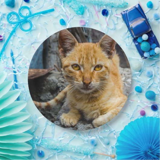 Goldene Augen Pappteller (Party)