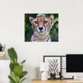 Goldene Augen Print Poster (Heimbüro)