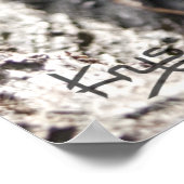 Goldene Augen Print Poster (Ecke)