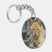 Goldene Augen Schlüsselanhänger (Vorderseite links)